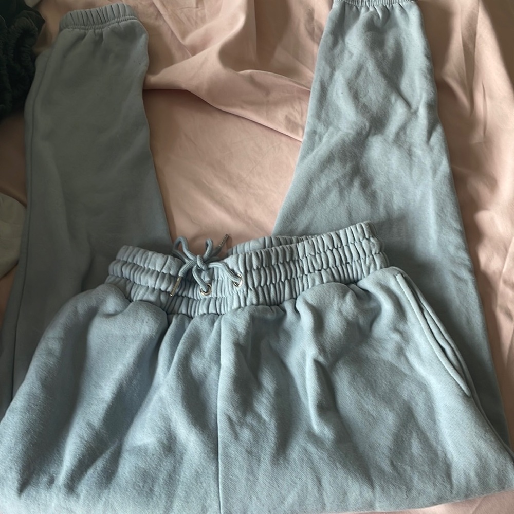 Light blue joggers